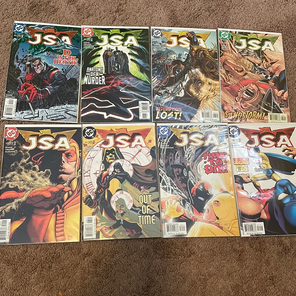 DC comics JSA 2004 - 2005 mint condition 10/10